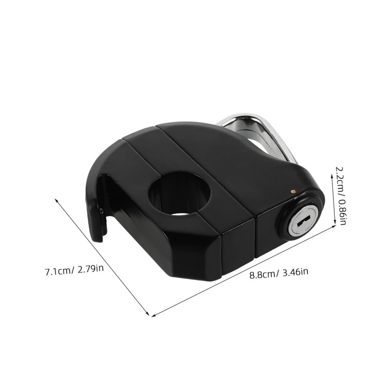 Ciieeo Helmet Lock for Electric Scooters Durable Aluminum Alloy Handlebar