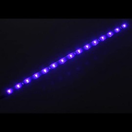 LED Strip 30cm Blue ; IP65 ; 15LEDs - 24V