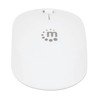 Manhattan 190152 optical mouse USB Wireless Performance III White