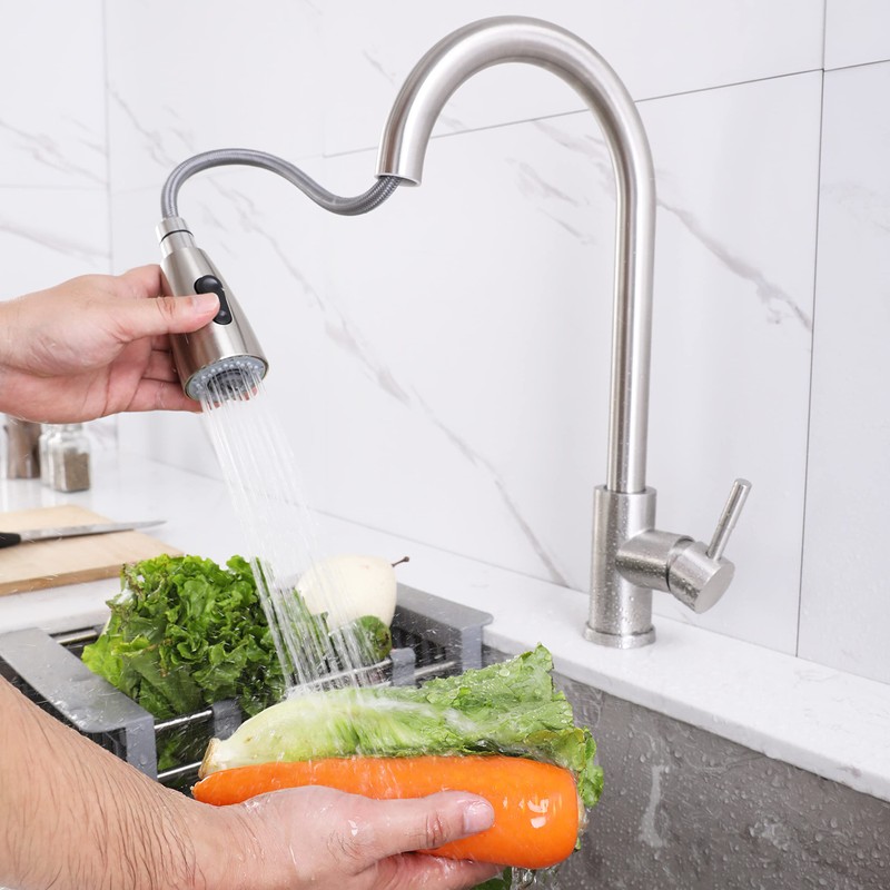 Kitchen Faucet Sprayer Head Nozzle,3 Modes,Pull Down Kitchen Sink Faucet