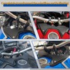 SHINKXMT Motorcycle Fork Shield Wind Deflectors Forkshield Shock Proof Cockpit
