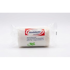 Venda elástica Premium Vendalastic® 7 cm x 5 m – Presentación de 12 piezas empacadas individualmente