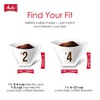 Melitta #4 Cone Coffee Filters, White, 100 Count (Pack of
