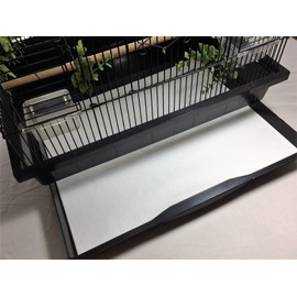 BirdCageLiners - POLY COATED- Medium Sizes -Custom Sizes- 60, 100 or 150 Pre Cut Sheets - Up To 300 Ft of Paper