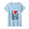 Womens I Love Hip Hop (Heart) - Rap and Hip
