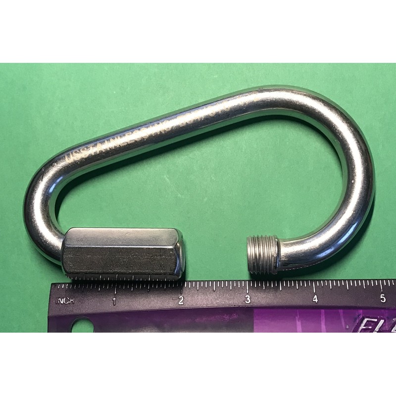Stainless Steel 316 Pear Shape Quick Link 1/2" (12mm) Marine