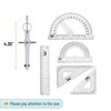 Mr. Pen Geometry Set with 6 Inch Swing Arm Protractor,