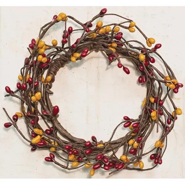 Unbranded Pip Berry Candle Ring / Wreath 3.5" Inner Dia