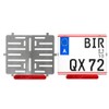 Frameless License Plate Holder Stainless Steel 0.8 mm Thick (for
