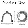 Rumyve Washing Machine Drain Hose Extension Kits,1m Long Drain Hose