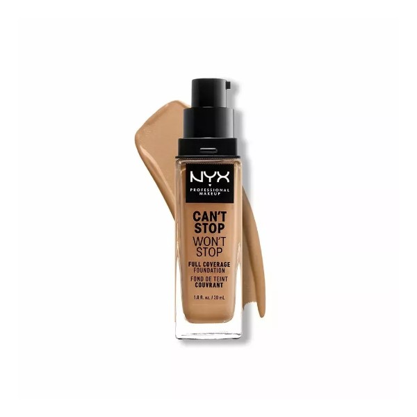 NYX MAKEUP Can't Stop Won't Stop Foundation, 24h Full Coverage