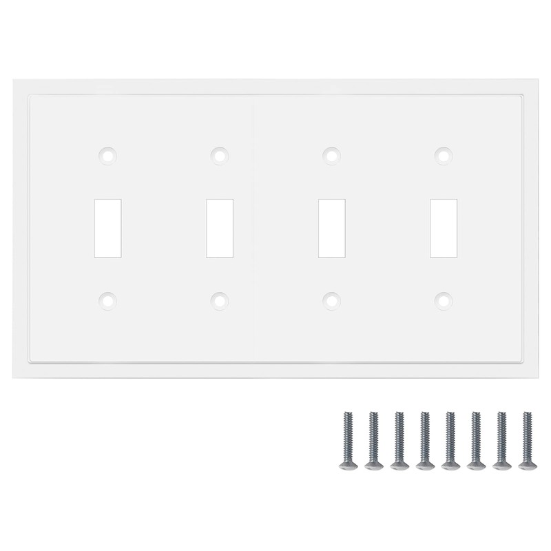 Henne Bery Modern Edge Decorative Wall Plate Switch Plate Outlet