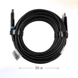 Cable HDMI 2.1 8K Fibra Óptica (10m) Ultra Alta Velocidad, 60Hz 4K 120Hz 48Gbps, HDR, eARC, 3D, HDCP.
