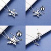 Butterfly Cremation Urn Necklace for Ashes - 925 Sterling Silver