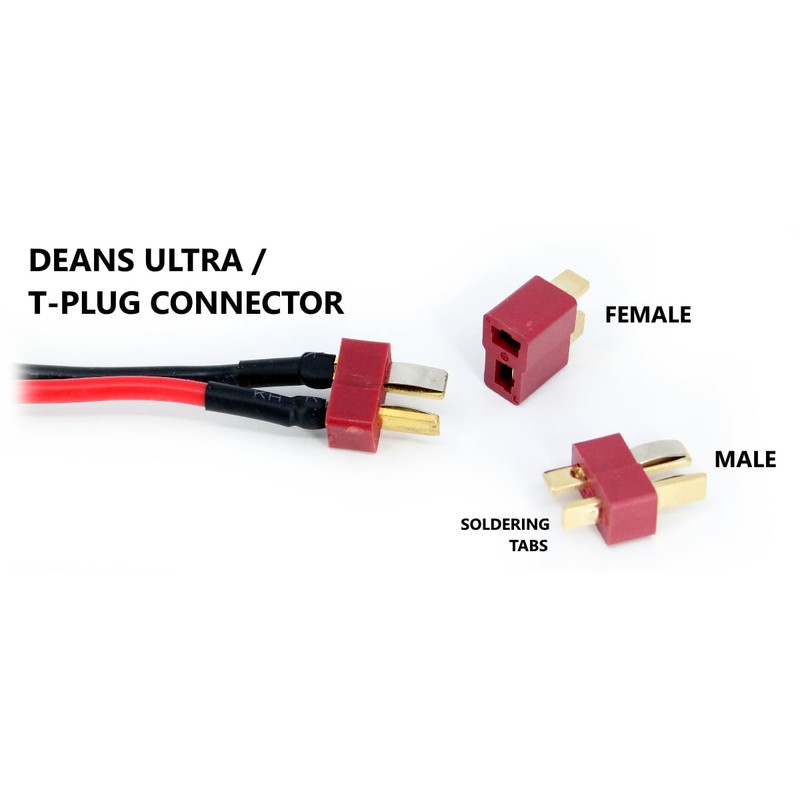 Etronix SM Female Connector to Deans Male Plug