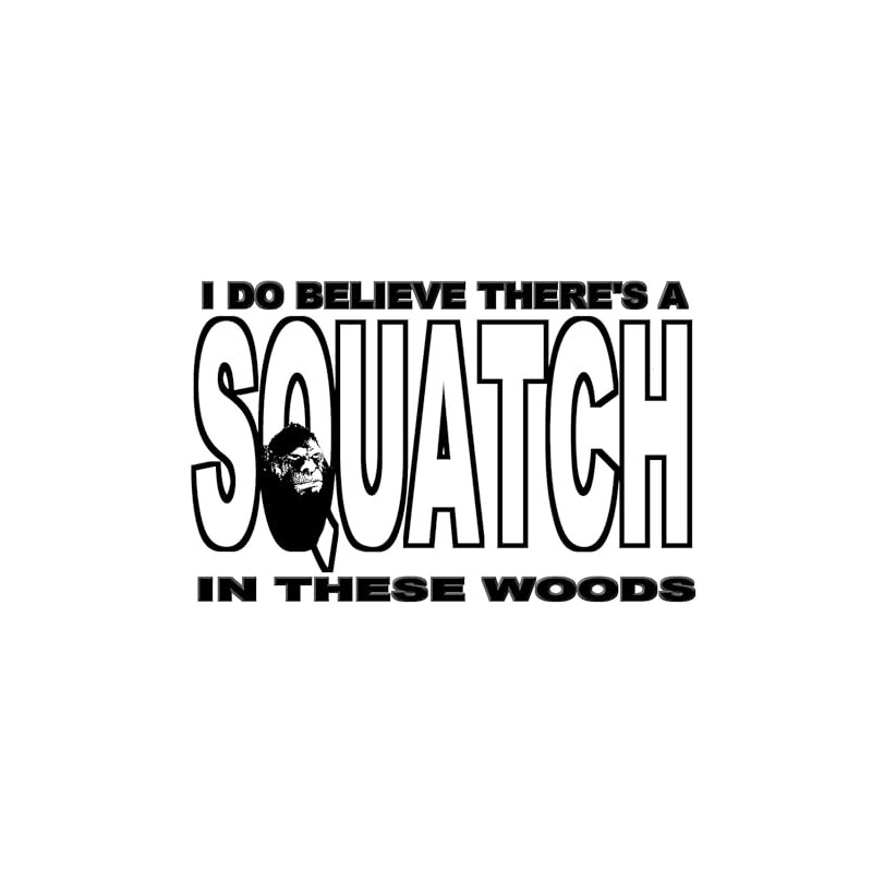 CafePress There's A Squatch in These Wo Rectangle Bumper Sticker