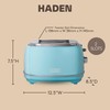 Haden Heritage 2 Slice Wide Slot Stainless Steel Toaster with