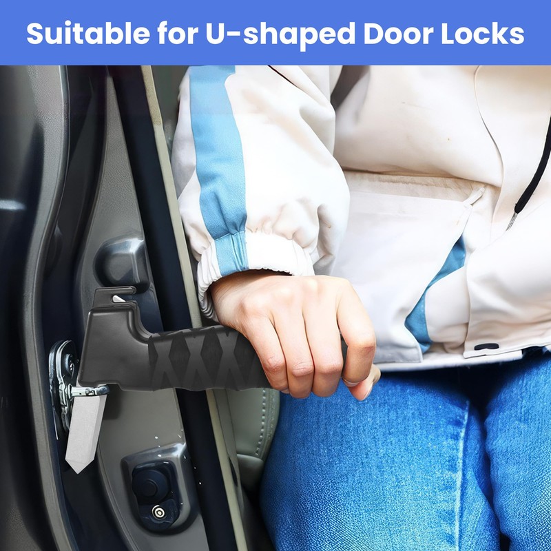 Zocipro 2Pcs Car Door Handle for Elderly, Multifunctional Car Grab