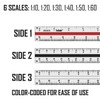 Triangular Engineering Scale Aluminum Ruler for Architects, Engineers and Students