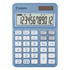 KS-126WUV-BG (Blue Gray), Antibacterial and Antiviral Colorful Calculator, Mini Tabletop, 12 Digits