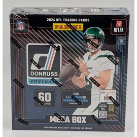 2024 Panini Football Donruss Mega Trading Card Box (1 Autograph or Mem Per Box) Look for Williams, Daniels, Maye, Nix Rookies!