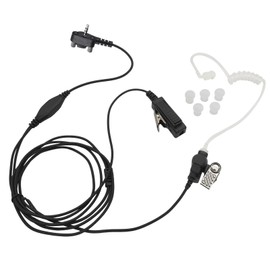 HELETUL Earpiece Acoustic Tube Headset with Microphone for Motorola Vertex Standard Horizon hx 400 hx210 hx380 ft 70d ft-3dr ft5 ft4x vx6 ft-65 ft 70 dWalkie Talkie Earpiece