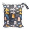 Hrlace Wetbag Nursery Nappy Bag Waterproof Cartoon Animal Print Nappies