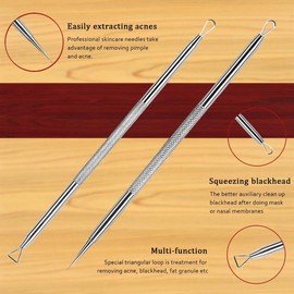 5 Professional Set Comode Squeezer Pimple Blackhead Remover Face Care Stainless Steel