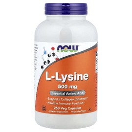 NWF L-Lysine 500mg Veggie Capsule 250 Tablets 1ea / NWF L-라이신 500mg 베지캡슐 250정 1개