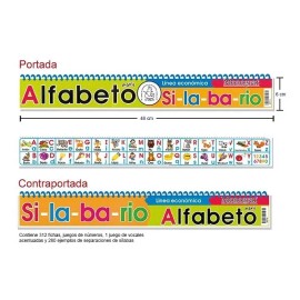 Monograf Silabario Alfabeto Móvil Jumbo, 46x8cm. Cuadernillo