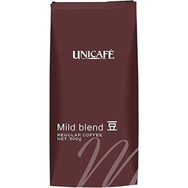 Uni-Cafe Mild Blend Coffee (Beans) 17.6 oz (500 g), Regular (Beans)