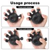 Finger Grip Strengthener, Finger Exerciser Grip Strength Trainer Hand Gripper