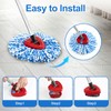 Mop Replacement Heads for O Cedar RinseClean 2 Tank System,2