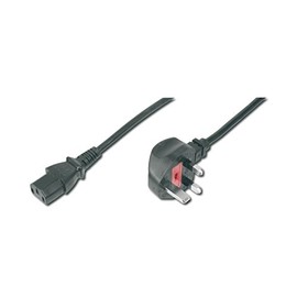 Assmann 1.8m British Connector Male to C13 Female Cable - Black