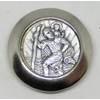 GTBITALY 90.272.10 177 Magnet Round San Christopher Protector Travellers Silver