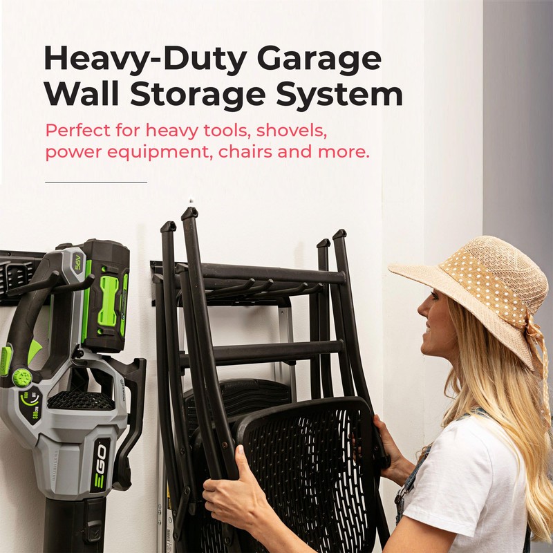 TIDYME Heavy-Duty Garage Wall Storage System | Wall Mounted Tool