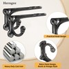 Shelf Brackets 4 Inch 2 Pack, Cast Iron Shelf Brackets