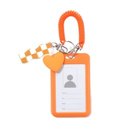 JUMISEE Clear Acrylic Kpop Photocard Holder Black Credit ID Card Protective Case Photo Display Holder Bag Pendant Keychain