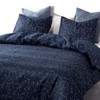 Wake In Cloud - Constellation Comforter Set, Navy Blue with