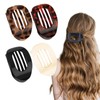 dinghaole 4 Pcs Flat Hair Clips for Women, Flat Hair