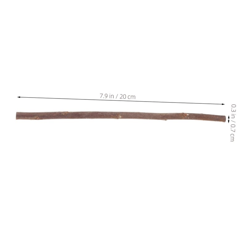 IWOWHERO 50pcs Natural Craft Sticks Twigs for DIY Home Decoration