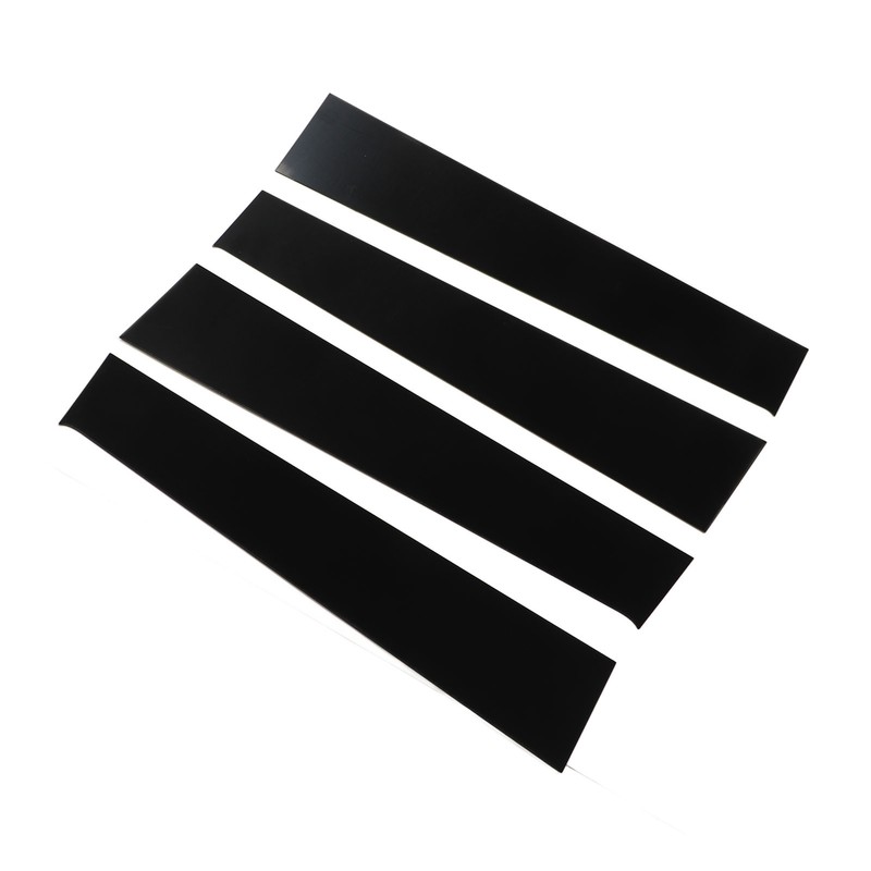 4pcs Black Pillar Posts Door Trim B Pillar Posts Door