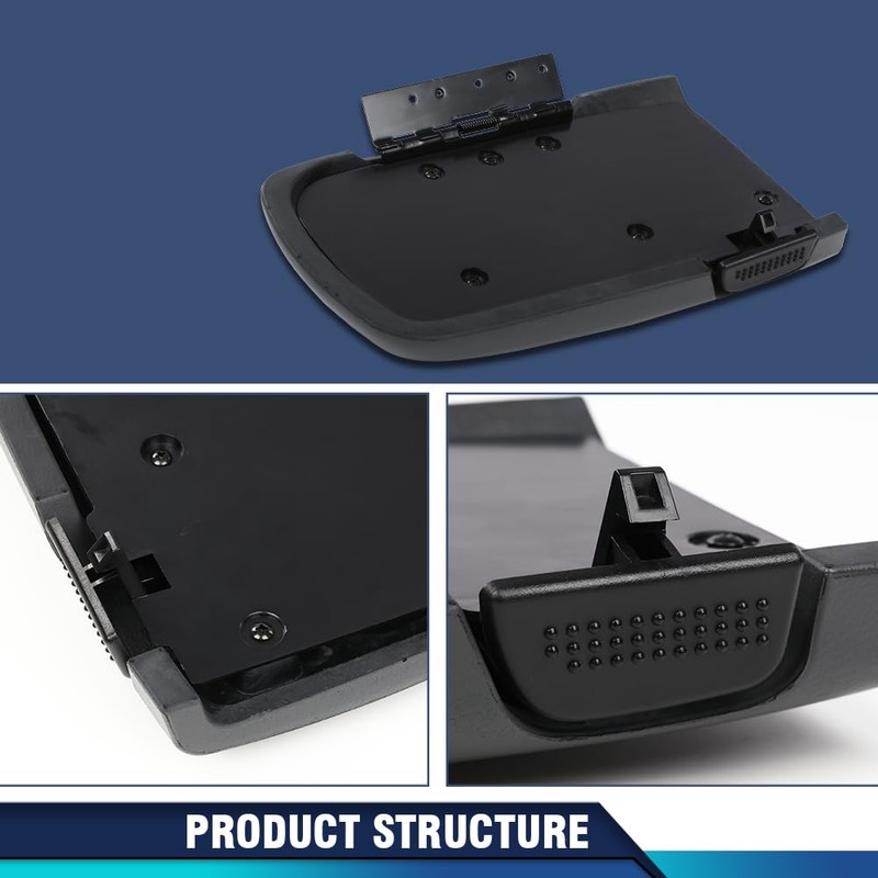 PIT66 Center Console Armrest Lid Cover Leather Beige Compatible with