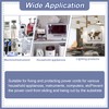 Fielect Round Cable Wire Strain Relief Bush Grommet Round Strain