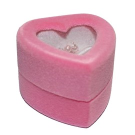 Christening Baptism Pink Rosary With Heart Gift Box