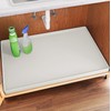 FLATO Waterproof Under Sink Mat 34" x 19" Shelf Liner