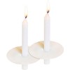 150 Packs Unscented White No Smoke Church Candles with Drip