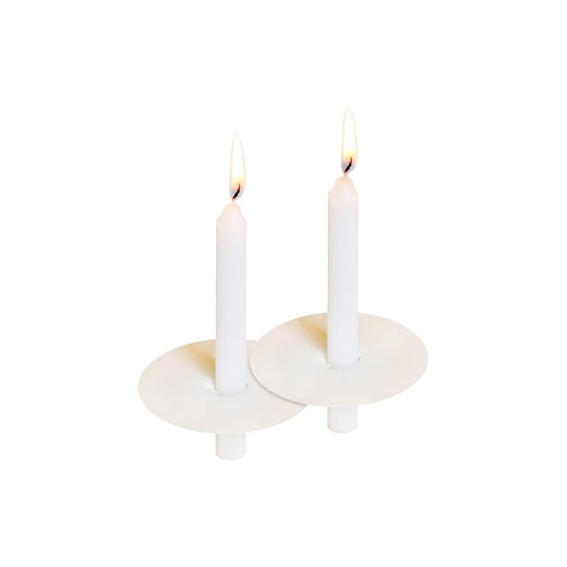 150 Packs Unscented White No Smoke Church Candles with Drip