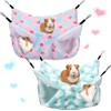 Pack of 2 Ferret Rat Hammock Guinea Pig Hanging Bed