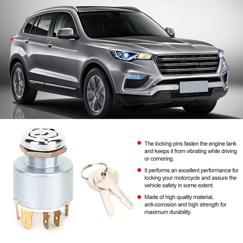 Engine Start Switch Ignition Switch 12 V Car 4 Position